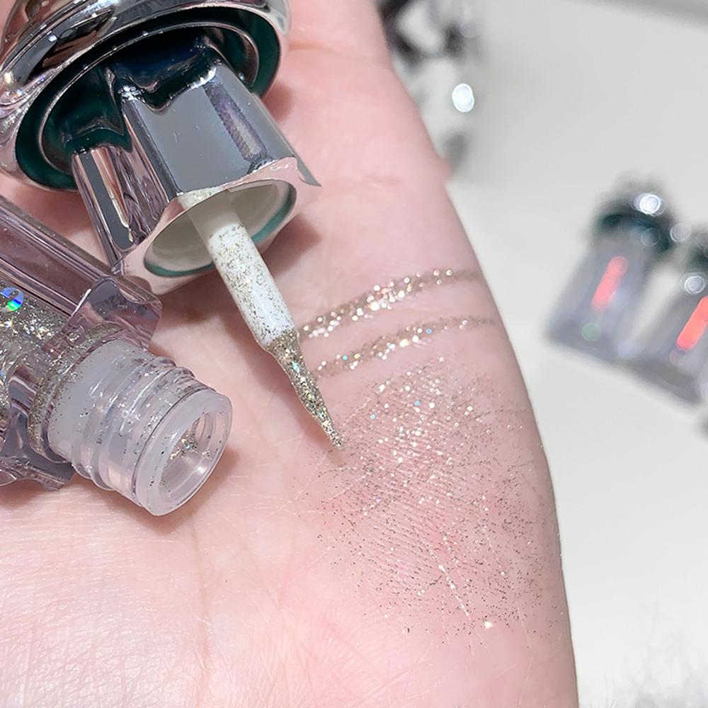 UFO Pendant Shiny Eyeshadow Liquid Gege Bear  Pearlescent Fine Shimmer Brightening Anti-makeup Liquid Eyeshadow