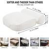 4D Mesh Fabric Bathtub Pillow with 7 Suction Cups - Spa Bath Comfort