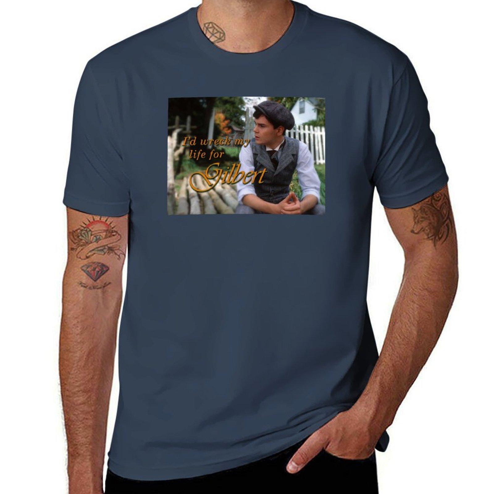 Id Wreck My Life for Gilbert TShirt Casual Fashion Print Tee Top S