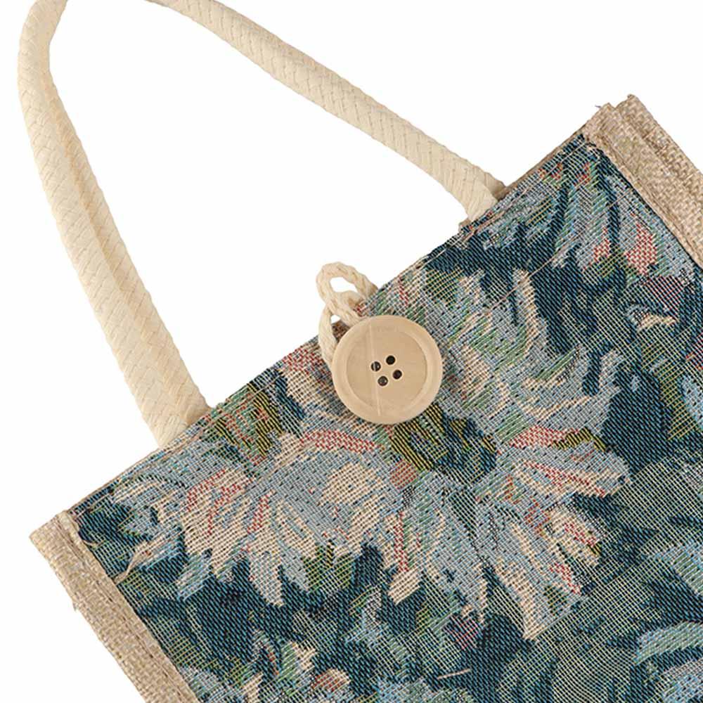Printed Ethnic Style Canvas Bag Large Capacity Printing Cloth Lunch Bag Linen Handbag Female/Girls
