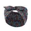 Wide Boho Print Headband Elastic Turban Headwear Casual Bohemian Hair Bands  for Yoga Biker