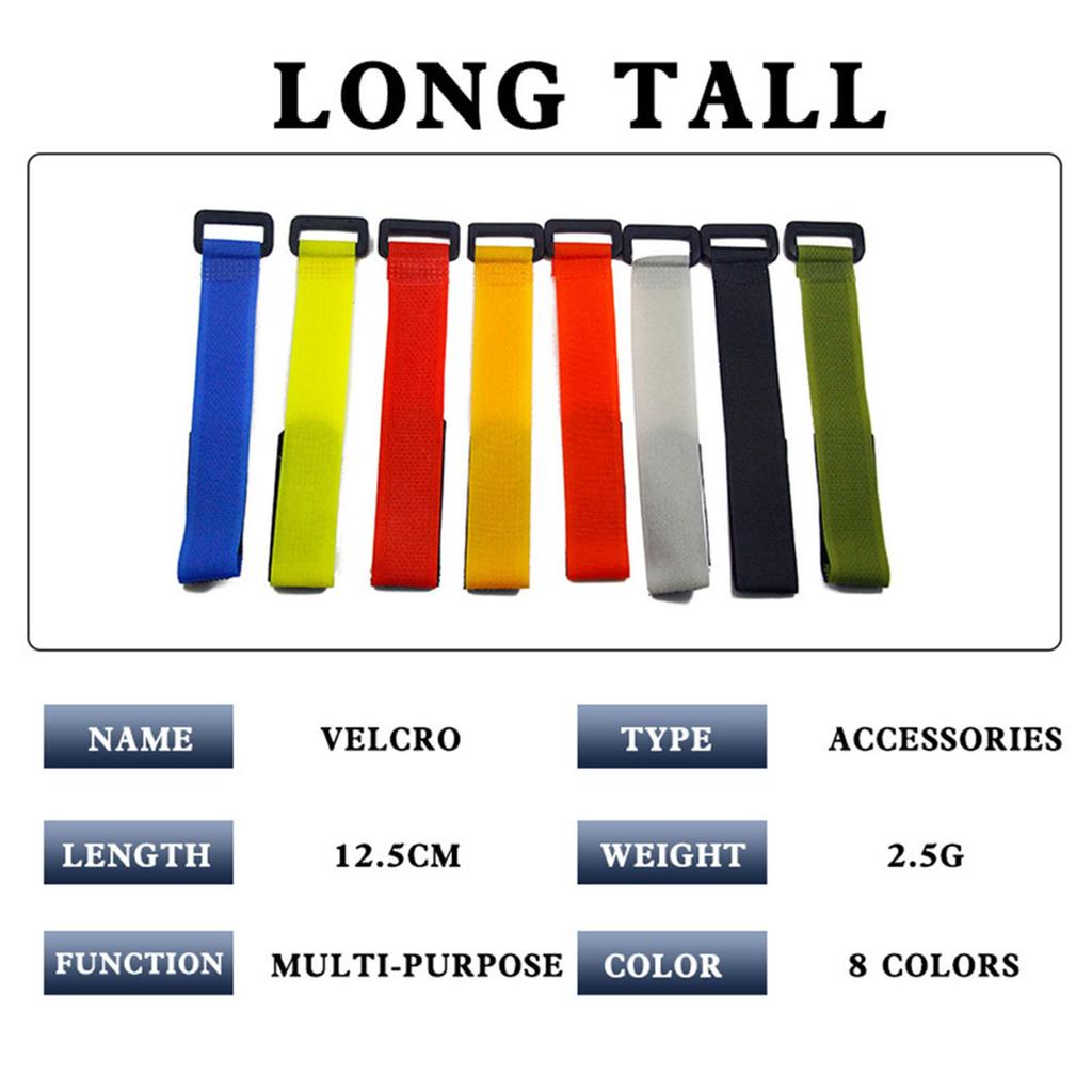 10Pcs Fishing Rod Holder Tie Wear-Resistant & Waterproof Strap for Fishing Rope Enthusiasts Use random color