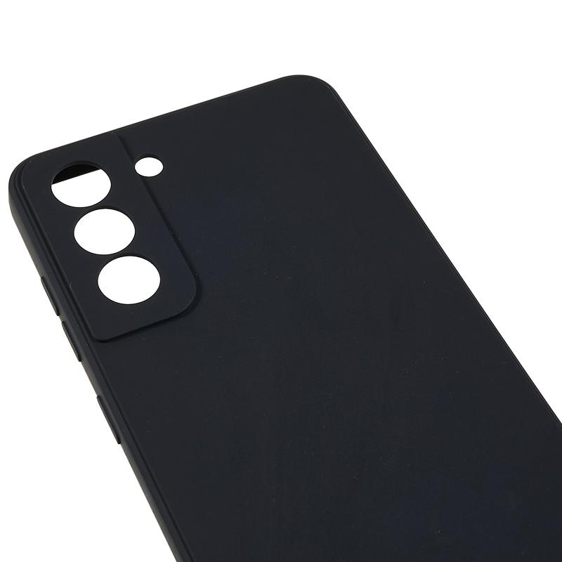 TPU Phone Case for Samsung Galaxy S21 FE 5G Shock-Absorption Precise Cutout Straight Edge Cover