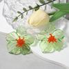 1 Pair Women Earrings Transparent Flower Shape Acrylic Earrings Lightweight Stud Earrings Jewelry Gift