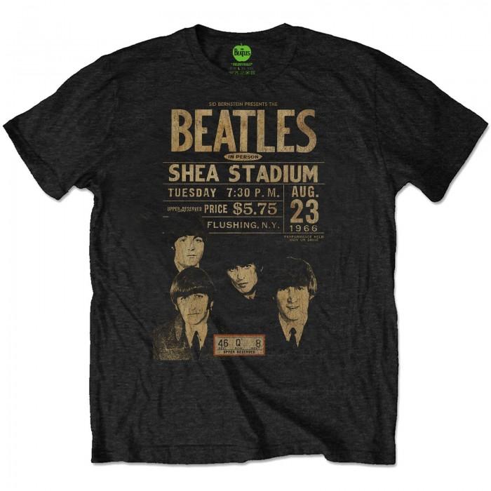 The Beatles Unisexowa koszulka dla dorosłych Shea Â´66 przyjazna dla środowiska