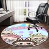 Labubu Print Round Rug, Washable Floor Carpet, For Entryway Dorm Laundry Room Office Study, Home Decor Birthday Christmas Gift