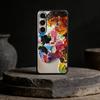 Watercolors Set Paint Palette Phone Case For Samsung Galaxy A20,21s,22,31,32,52,53,72,73,80,91 Soft Black Shell