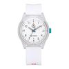 Q&Q SmileSolar Watch Solar Analog Matching Style Waterproof Urethane Belt RP26-009 Men's White