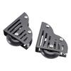 Rolling Library Sliding Ladder Hardware Kit with Brake 3.3FT Round Tube