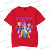 Vintage Kpop Demon Hunters Anime T-shirt Rumi Zoey Mira Print T Shirt Harajuku Cartoon Kpop Demon Hunters Teenage Girls Tshirts