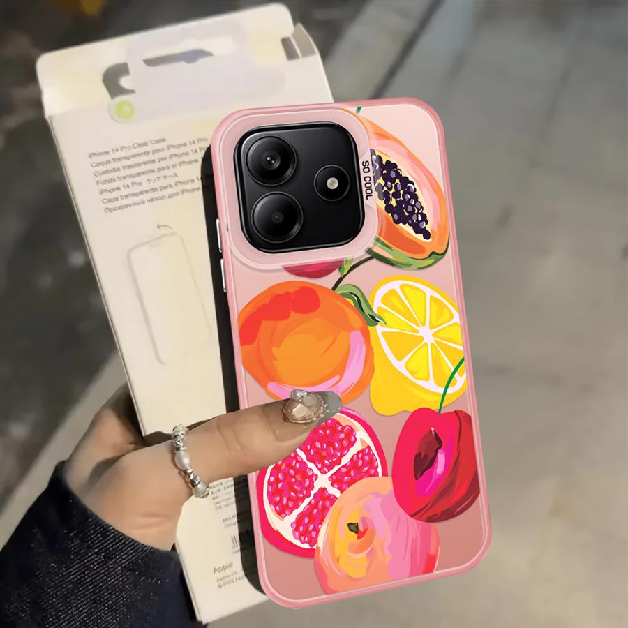Case for Xiaomi Redmi Note 14 11s 11 12 Pro Note 13 Pro Plus 12s Back Phone Cover Delicious Fruits