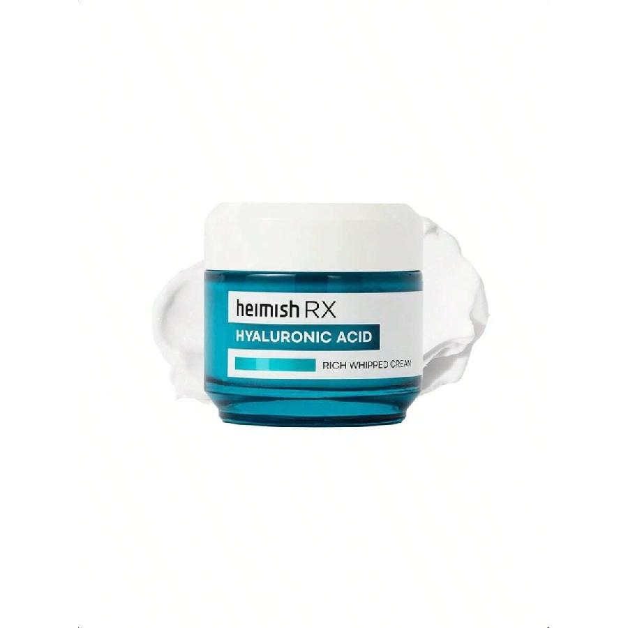 heimish RX Hyaluronic Acid Rich Whipped Cream 50ml-Deep Moisturizer For Sensitive And Dry Skin, Daily Face Cream, Lightweight, With Hyaluronic Acid Whipped Cream 50ml-Deep