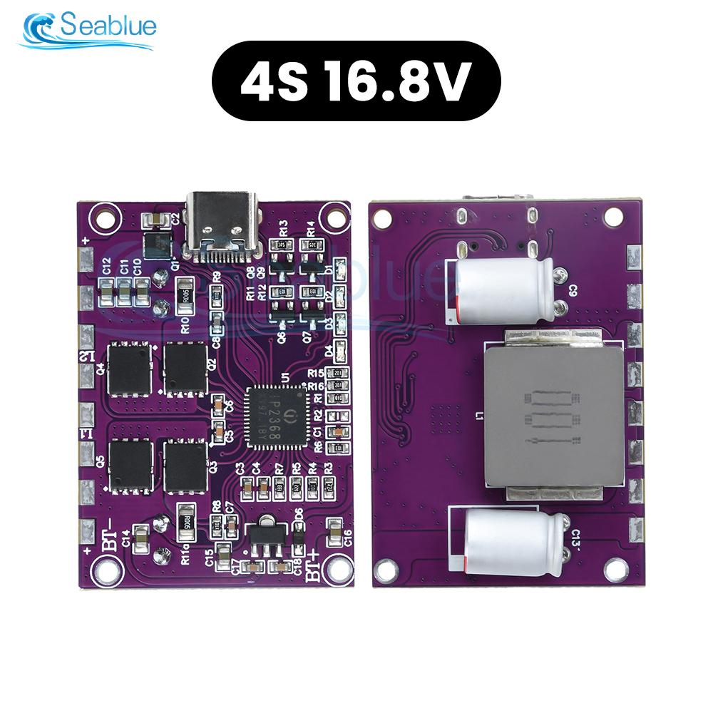 IP2368 PD 100W Fast Charging Module Bidirectional Buck-Boost Type-C Interface Lithium Battery Power Bank Board for Laptops Phone
