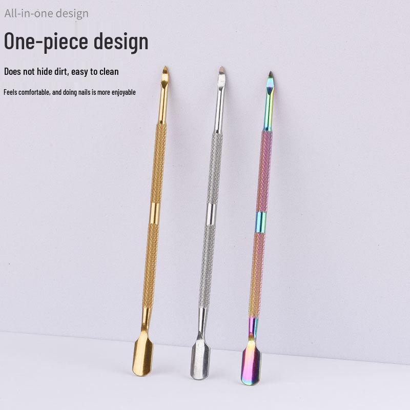 Double-Ended Stainless Steel Nail Pusher and Remover