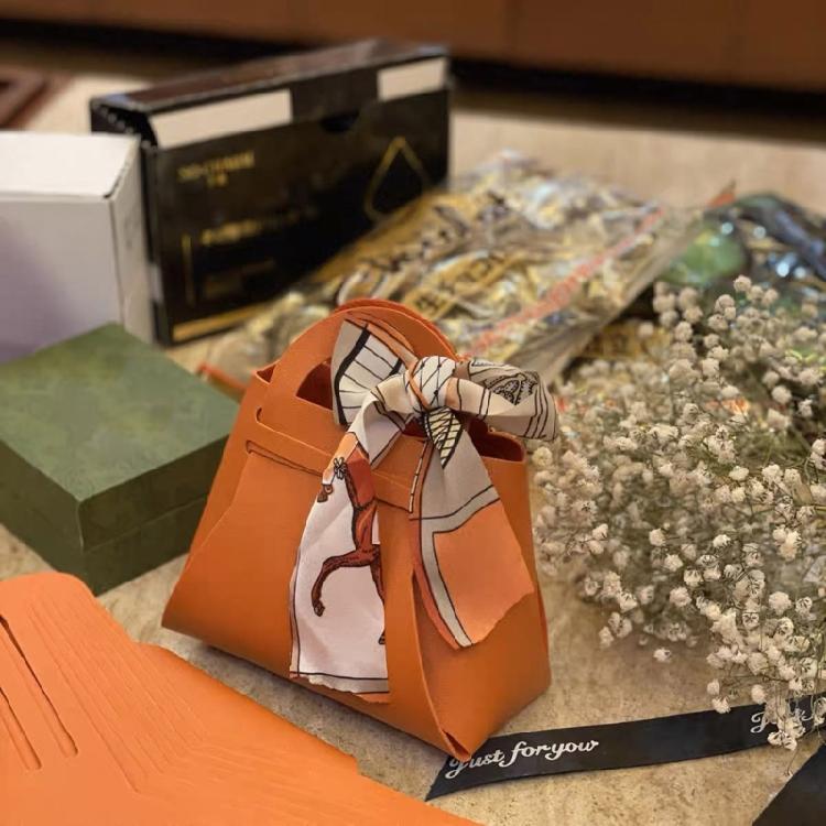 Leather Handbag Packaging Box Gift Box Small Packaging Handbag for Jewelry