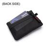 Rfid Credit Card Holder Men Wallets Luxury Nylon Slim Wallet Zipper Key Card Case Male Purse Coin Purse With Carabiner