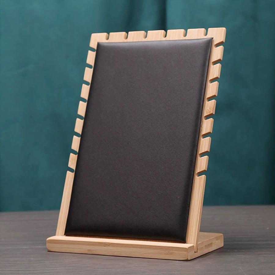 Creative Solid Wooden Necklace Frame Fashion Jewelry Display Frame Pendant Support Jewelry Display Props