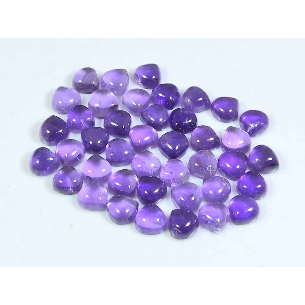 

Кольцо с натуральным аметистом 4 мм, размер, круглый кабошон, россыпь драгоценных камней, лот 41 шт., 24 карата. А-431