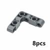DIY 4x4 bricks assembly parts accessories 4 hole right angle beam Connector coupling building block 8Pcs kids toys