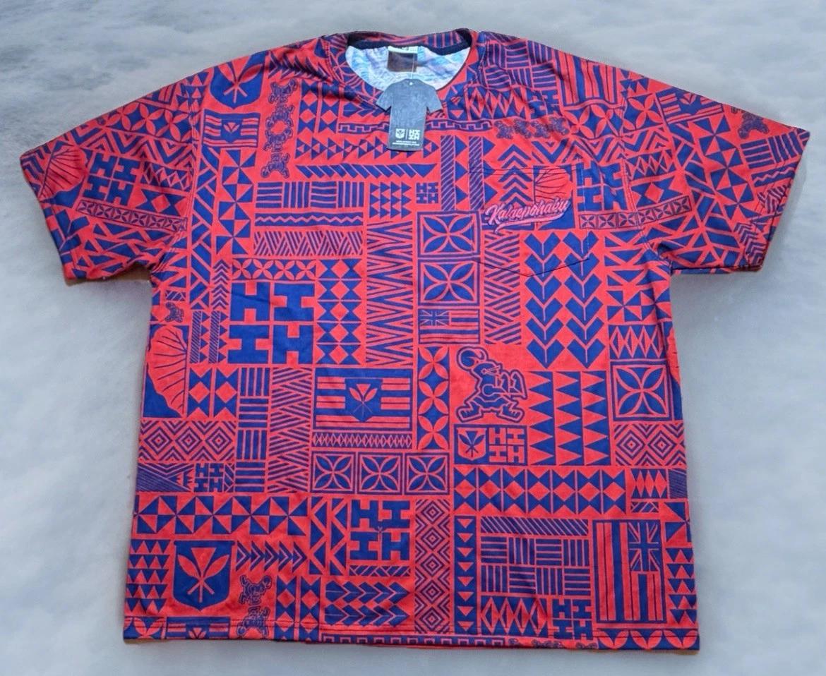 Hawaii’s HI Finest Tribal Hawaiian Aloha Tropical Polynesian Shirt NEW Small NWT 4XL