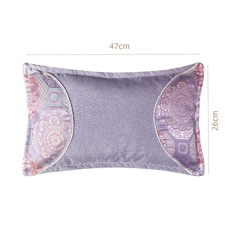 Herbal Neck Support Pillow - Washable, Multicolor, Traditional Chinese Medicine for Cervical Spine and Sleep Health