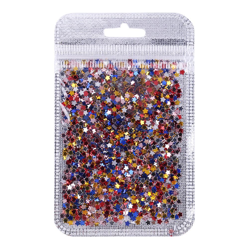 Buy 2000pcs Mini Glitter Stars Sequins DIY Nail Art Rhinestones ...