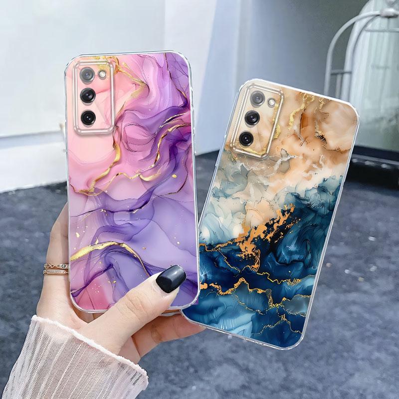 Für Samsung S20 FE S20 Plus Ultra Hülle Luxus Handyhülle Für Samsung Galaxy S20 Lite Marmor Klar Weiches Silikon Schutzhülle