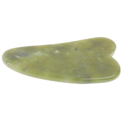 Gua Sha Natürlicher Grüner Jade Quarz Stein Körper Massagebrett Werkzeug