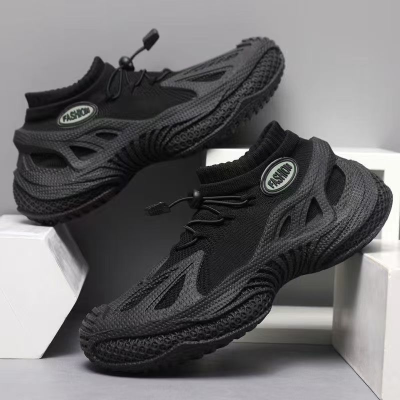 

New trendy shoes casual shoes sports shoes casual breathable dad shoes 39 чёрный