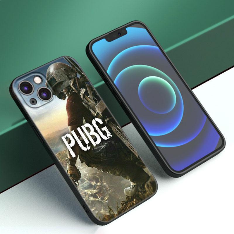 

Горячий игровой чехол Pubg для Apple iPhone 12 13 Mini 11 14 15 Pro Max 7 8 Plus X XR XS SE 2020 2022 черный силиконовый чехол iPhone 14 Plus