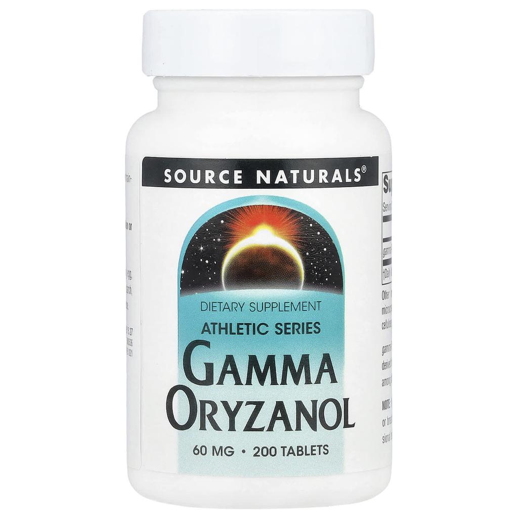 Athletic Series, Gamma Oryzanol, 60Mg, 200 Tablets
