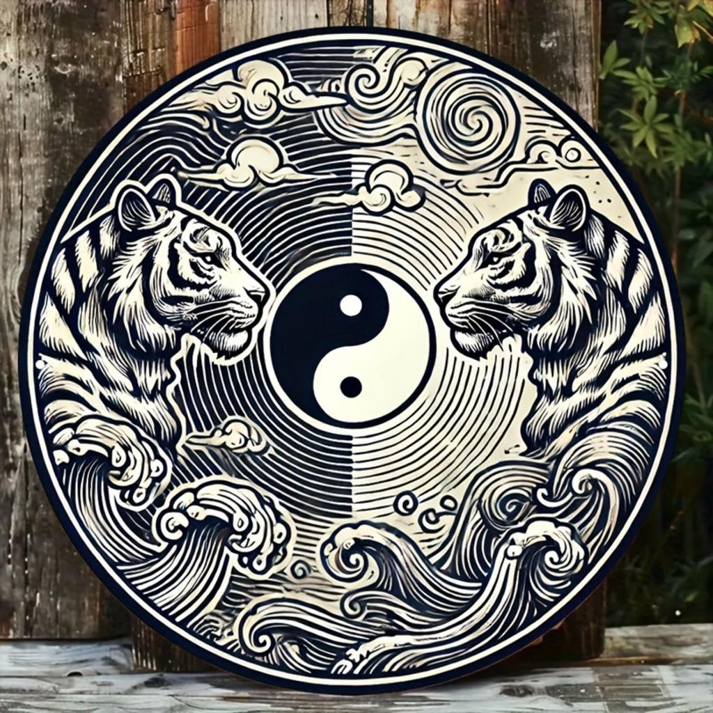 2D Flat Metal Wall Sign Decor