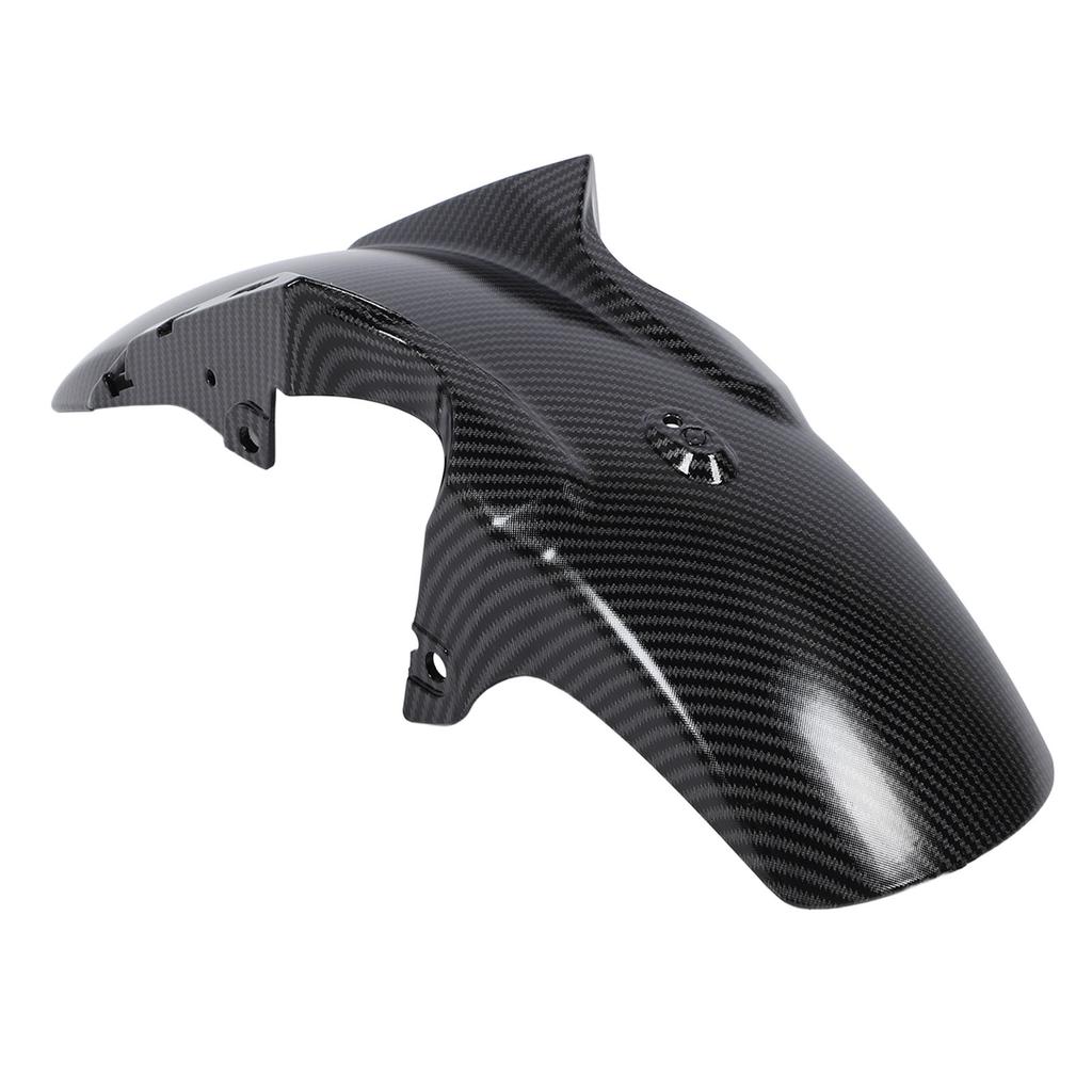 Motorcycle Front Mud Guard Carbon Fiber Style High Strength Protective Front Splash Guard for MT‑07 2018 To 2023