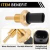 REPAIROCK For Chevrolet Express 2500 2018-2022 Temperature Sensor Temperature Sensor Transmission Unit Sensor No.25186240 Gold Tone