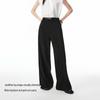 PEACEBIRD Women's Wide-Leg Straight-Fit Casual Trousers