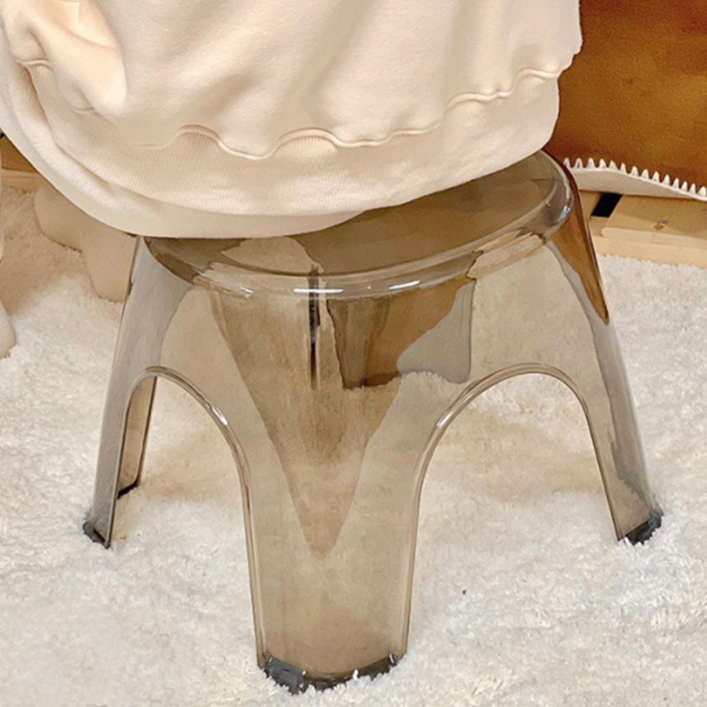 Banqueta de Plástico Robusta Leve Fundo Antiderrapante Banqueta Pequena Doméstica para Banheiro Entrada Sala