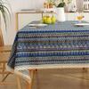 Cotton and Linen Tablecloth Fabric Net Red Girl Heart Plaid Desk Mat Rectangular Small Fresh Coffee Table Mat Table Cloth