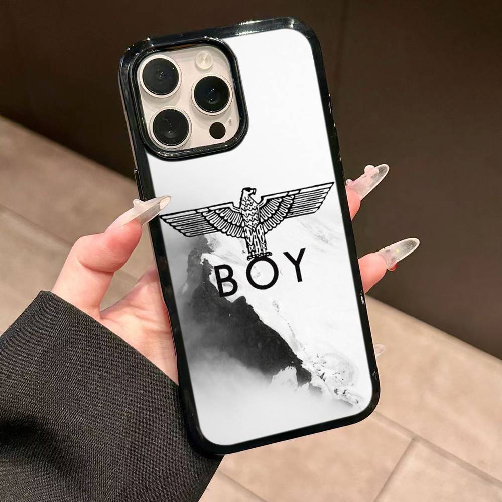 Fashion Brand Boy L-London Phone Case For IPhone 17 Pro 16 Plus 16 Pro Max 15 14 13 12 11 PC+TPU Back Cover