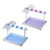 Removable Tray Bird Perch Stand with Padded Textured Surfaces and Feeder Cup, Training Toilet for Parrots Care Area, Tabletop Entertainment