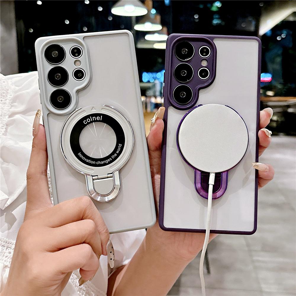 Suport Pliabil Carcasă Telefon Antișoc Pentru Samsung A52 A53 A32 A22 A12 A13 A23 A33 A02S A03S 4G 5G Acrilic Transparent Hard Cover