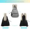 Pickleball Ryggsäck Justerbar Sling Bag Tennis Racket Bag för Pickleball Tennis Badminton