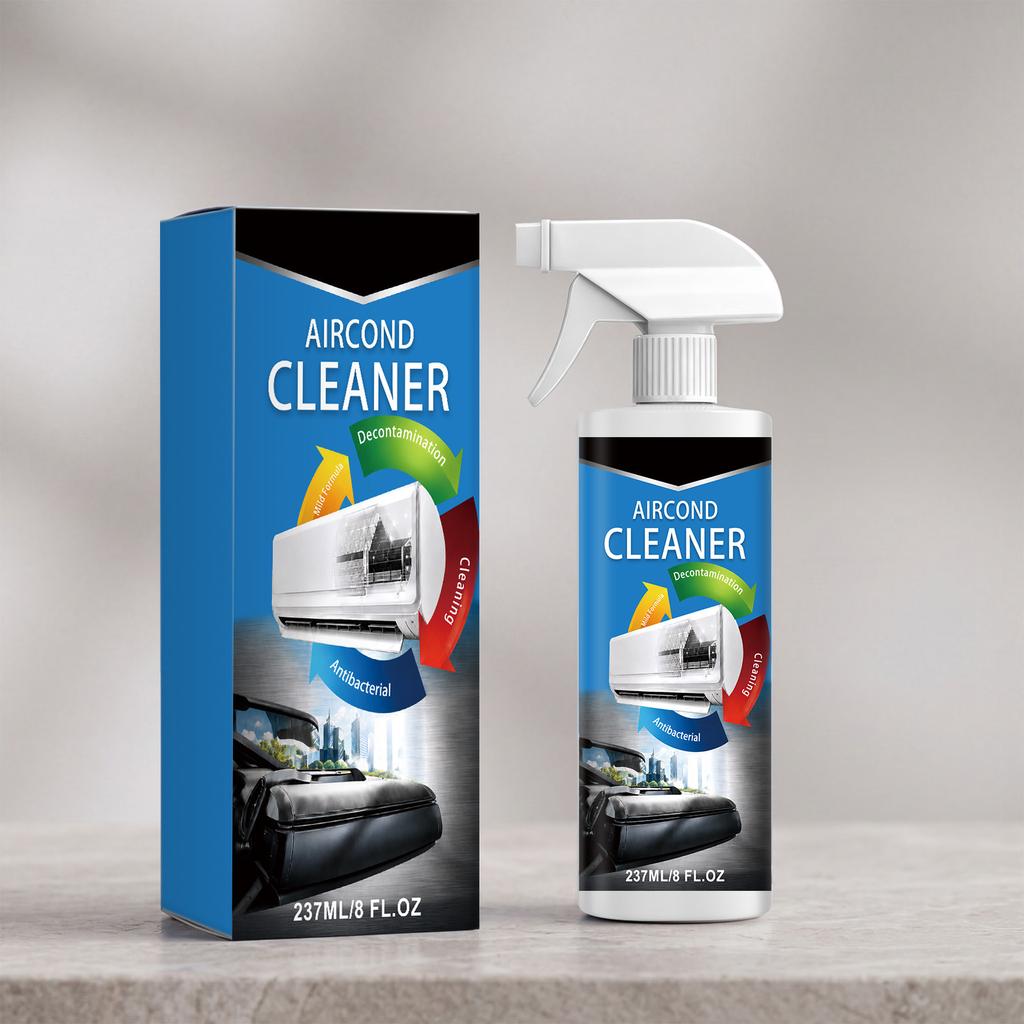 Air Conditioner Cleaner Spray 237ml Antibacterial Decontaminant for HVAC Systems and Home Air Conditioners Effective Cleaning Solution