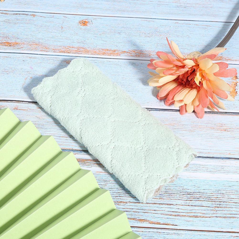 8pcs Soft Double Sided Cleaning Cloth Water Absorption Dish Towel Kitchen Cleaning Tool