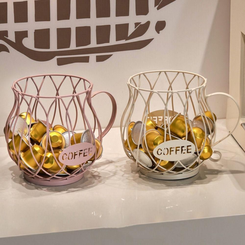 New Large Capacity Coffee Pod Holder Irregular Shape Coffee Pod Coffee Capsule Holder Home Decoration Storage Cup