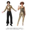 Unisex Polyesterfaser Kostüm für Spiel, Anime und Cosplay, Retro Europäischer und Amerikanischer Disco-Stil