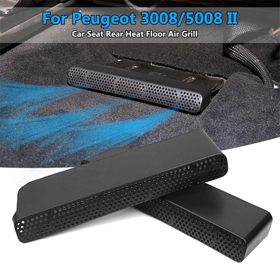 Car Under Seat Conditioning Air Outlet Cover For Peugeot 3008 5008 II 2017-2018