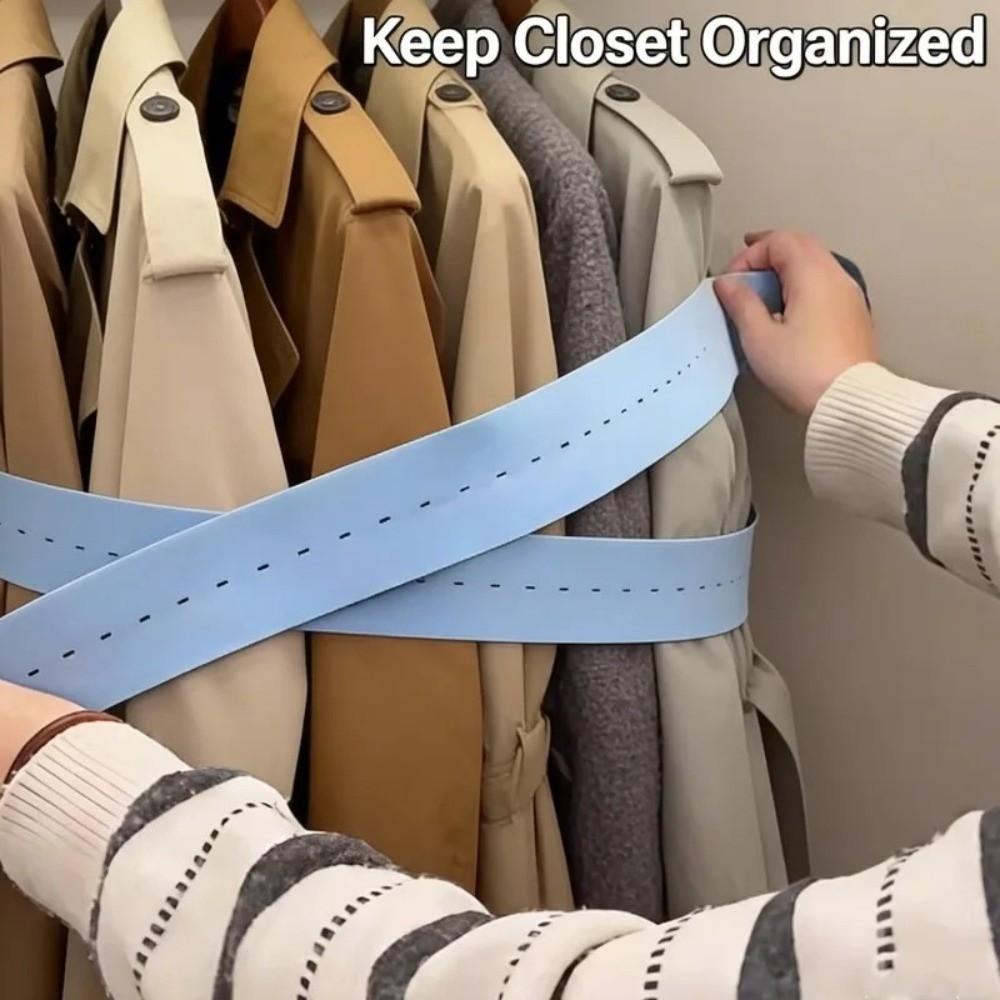 1/2/10/30Pcs Adjustable Elastic Storage Strap Clothes Organizer Band  Travel Clothes Storage