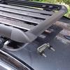 Weatherproof Car Roof Rack Metal Clamping Bracket Rack Non Slip Design for Long Distance Travel Preventing Load Slippage