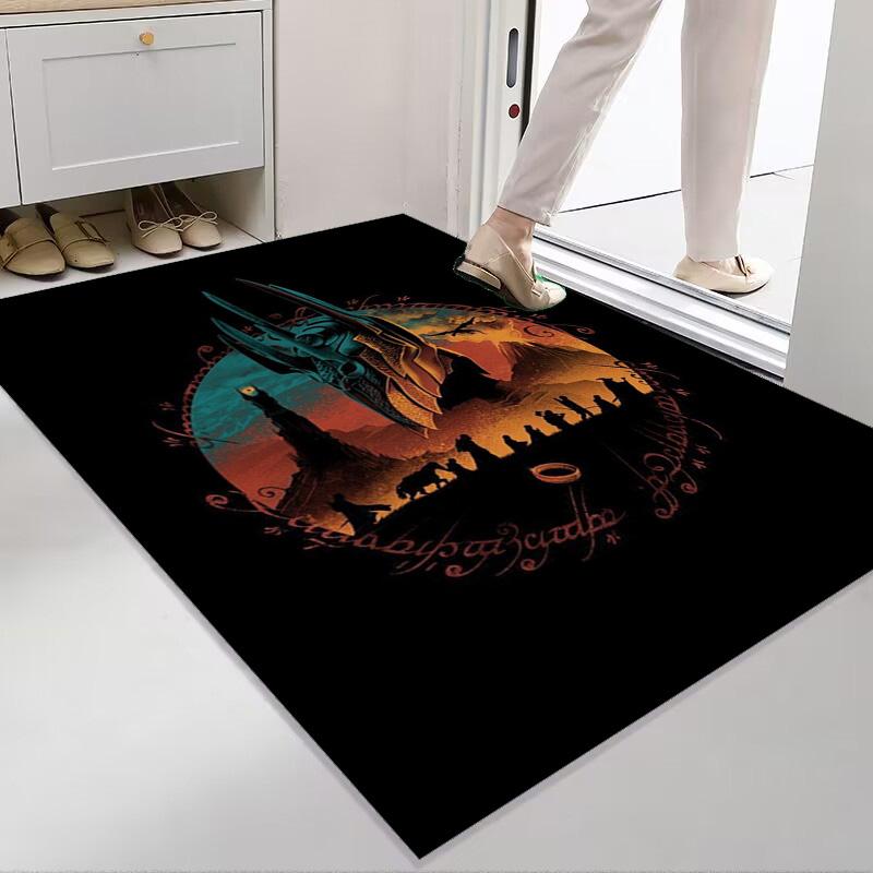 Middle-earth's Epic Saga carpet Living room and bedroom mats Suitable for all seasons Bathroom mat Art Protective pad