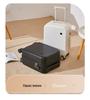 18" Unisex Carry-On Suitcase with Silent Wheels, Durable Korean Style, Thick Design, Combo Lock